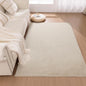 SHACOS Ultra Soft Faux Rabbit Fur Area Rug 4'x6', Non Slip Washable Padded by SHACOS