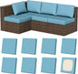 8Pcs Outdoor Cushion Covers, Stretch Patio Furniture Couch Chair Slipcovers | by VORSHAPE