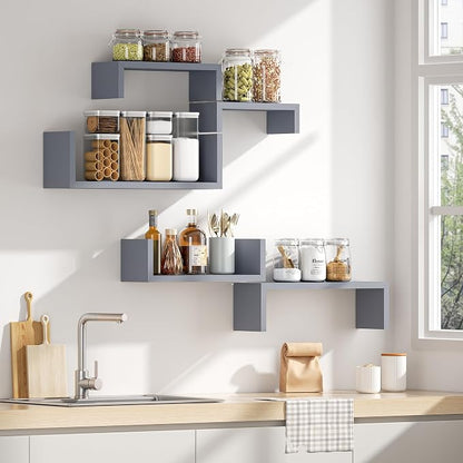 SRIWATANA Floating Shelves for Wall, Wall Shelves for Bathroom, Living Room - Image 8