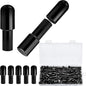 58 Pcs Shelf Pegs Pins, 5mm 1/4 Inch Dual Diameter Metal Shelf Support Pegs by Cerpourt