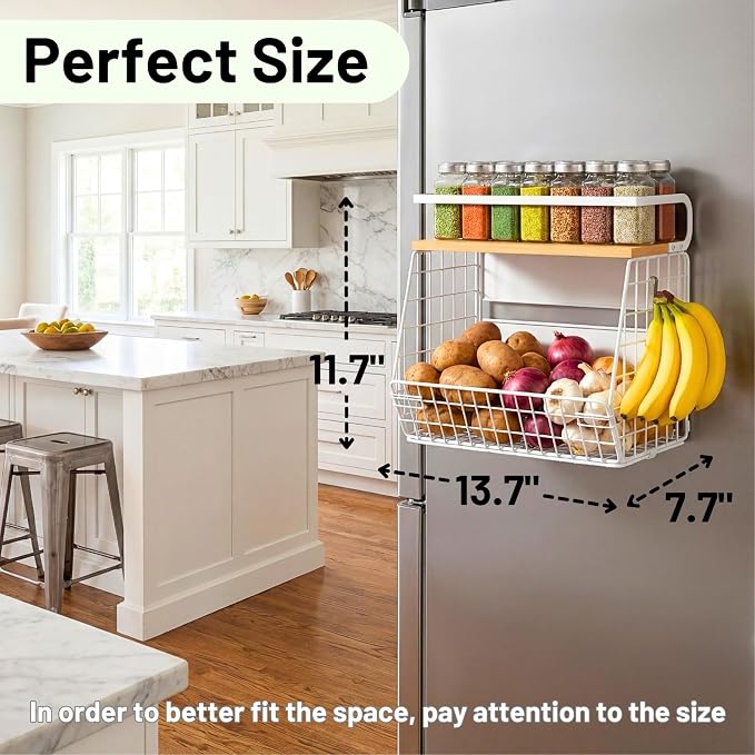 Ofiray-home Magnetic Fridge Shelf - Image 2