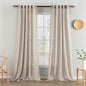 MIULEE Natural Linen Curtains 52x108 Inch 2 Panels by MIULEE
