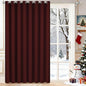 Yakamok Burgundy Red Room Darkening Curtains 84 inch Sliding Door Drapes | 1 by Yakamok