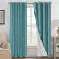 H.VERSAILTEX Linen Curtains 100% Blackout Curtains by HVERSAILTEX