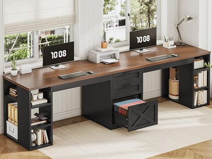 SEDETA Farmhouse 96.5" Office Desk by SEDETA
