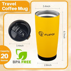 Ideal Gift for Women 20oz Tumbler with Lid & Straw Double Wall Vacuum Insulated Travel Coffee Mug Stainless Steel Tumbler Thank You Gift Birthday & Friendship Present for Mom Friends Sister Coworkers