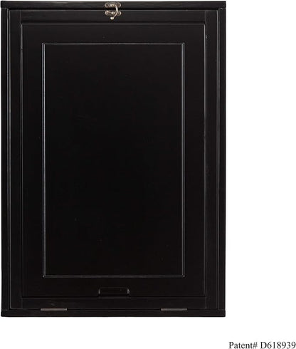 SEI Furniture - Minford Fold-out Convertible Desk - Black - Transitional Design - Image 8