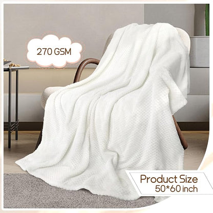 4 Pack Fleece Throw Blankets 50x60 Inches - Image 2
