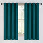 NICETOWN Faux Silk Teal Curtains & Drapes by NICETOWN