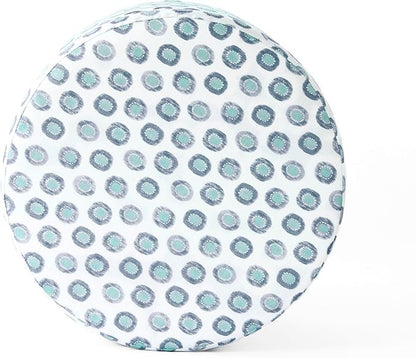 HomePop Upholstered Round Storage Ottoman|Homepop Home Décor|Upholstered Round - Image 8