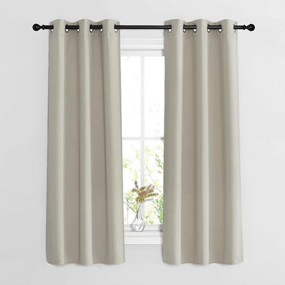 NICETOWN Bedroom Blackout Curtains 63 inches Long by NICETOWN