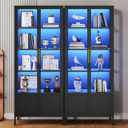 5-Tier Glass Display Cabinet - Image 7
