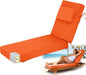 Chaise Lounge Cushions Outdoor 72x21x6 Inch, Fade Resistant 6'' Thicken Outdoor by Vulacko