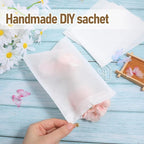 50 Pcs No Mess Cold Brew Bags 6x10 inch Coffee Bags Disposable Filter Bag Brewing Fine Mesh Drawstring Pouches for Coffee Grounds Ice Tea Spice
