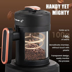 Huanyu Coffee Bean Roaster 100g with Timer Coffee Roasters for Home Use with Adjustable Heating and Cool Setting Electric Roaster 1500w 110v