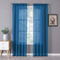 Tollpiz Sheer Curtains Bedroom Linen Textured Curtain Sheers Light Filtering by Tollpiz