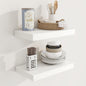 Acovy 16 Inch Floating Shelves, 9.3" Deep Floating Shelf Wall Mounted, Rustic by Acovy