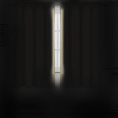 Beige Thermal Blackout Curtains/52 x 63 Inch/Set of 2 Panels Room Darkening - Image 3