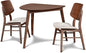 New Classic Furniture Mid-Century Modern Oscar Corner Table 3-Piece Dining Set by NewClassicFurniture