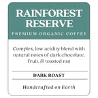 Copper Moon Single Serve Coffee Pods for Keurig K-Cup Brewers, Dark Roast, Rainforest Reserve Blend, 72 Count