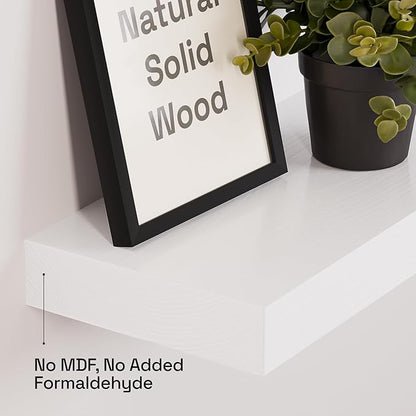 BAOBAB WORKSHOP Solid Wood Floating Shelves - Image 4