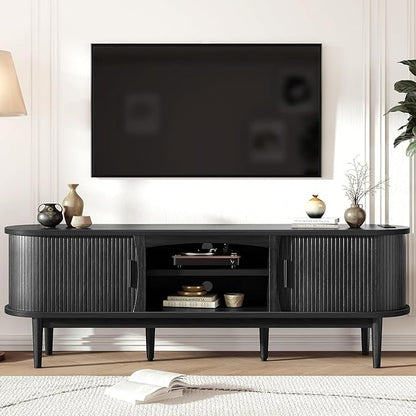 Decofy Mid Century TV Stand for TVs up to 65 Inches, Entertainment Center by Decofy