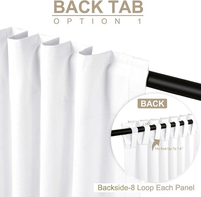 Faux Linen Total Blackout Curtains - Image 3