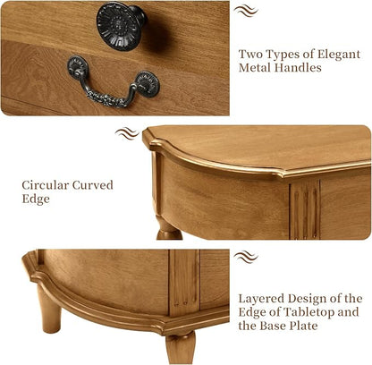 Retro Curved Console Table - Image 4