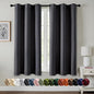 MIULEE Blackout Curtains for Bedroom 2 Panels 40 x 64 Inch Long Dark Grey | by MIULEE
