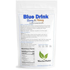 Blue Drink Spirulina Powder, Berry & Honey Refresher 12oz Blue Drink Mix Natural Food Colorant Perfect for Ice Mix Yogurts Baked Treats Loaded Tea Bubble Tea