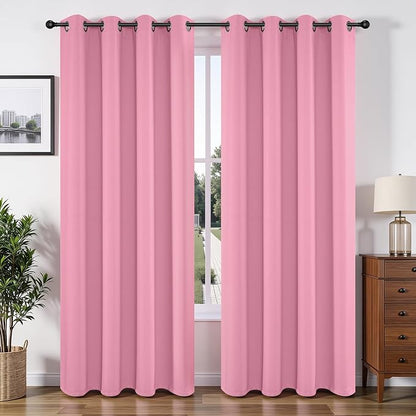 Joydeco Blackout Curtains 84 Inchs Long 42 Wide Black Out Curtains 2 Panels by JOYDECO