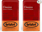 Bristot Classico Ground Espresso – Intense & Creamy Medium Roast Italian Coffee – For Moka, French Press & Pour Over – 8.8 oz (250g) (Pack of 2)