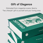 OSULLOC TEA VARIATION "O" (36 Count, 6 Types x 6 ea), Elegant & Sophisticated designed Tea Gift Set, Perfect Tea Set for your Daily Tea-Lifestyle, 6 Premium Organic Pure & Blended Tea from Jeju Island
