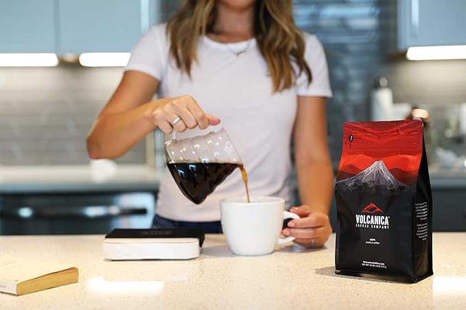 Guatemala Antigua Coffee, Dark Roast Reserve, Ground, USDA Organic, Fresh Roasted, Kosher, 16-ounces