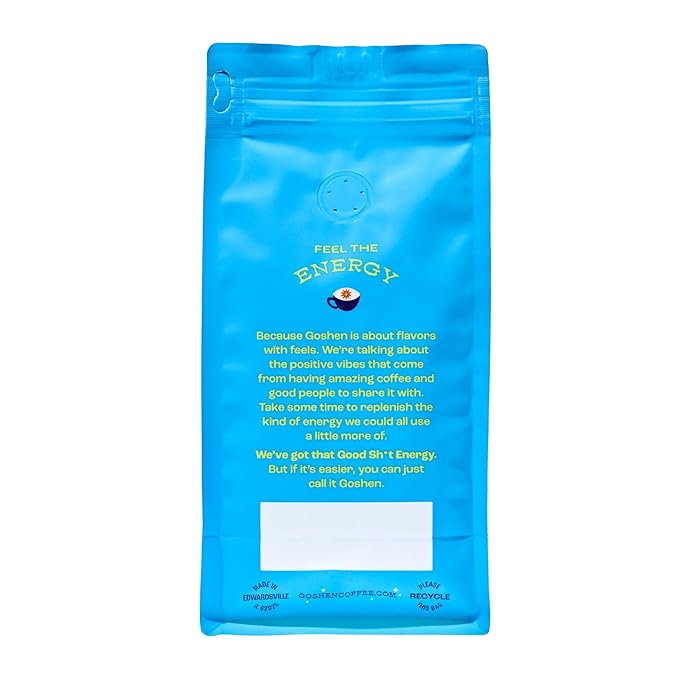 Goshen Coffee Roasters Whole Bean Old School Tattoo House Blend | Medium Roast, Brewed or Espresso | Award-Winning, Natural and Washed | Caramel, Nutty, Orange Flavors | 12 Oz Bag