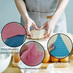 1 Pcs Pink Round Baking Mat, Cake Turntable Mat, Cake Mat Round Silicone Baking Mat, 12 In Cakes Pastry Mat for Cake Turntable Stan