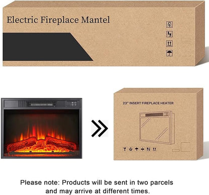 72" LED Lights Electric Fireplace - Image 7