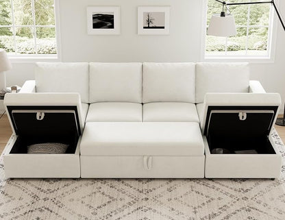 Belffin Modular Sectional Sleeper Sofa Bed - Image 3