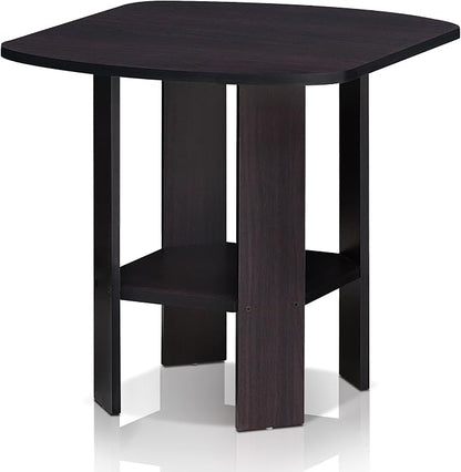 Furinno SIMPLE DESIGN Side Table, 2-Tier Modern End Table - Image 4