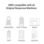 Strong Espresso Variety Pack for Nespresso | 100 Bold Aluminum Pods| 5 Intense Italian Flavors | 100% Nespresso Compatible Pods
