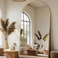 Antok 91" x46” Arched Full Length Floor Mirror, Free Standing/Wall Mount/Leaning by AntokMirror