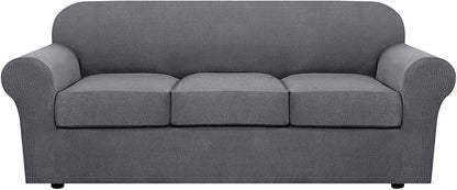 H.VERSAILTEX 4 Piece Stretch Sofa Covers by HVERSAILTEX