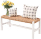 Alaterre Furniture Newport 40 Inch Solid Wood Entryway Bench by AlaterreFurniture