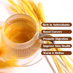 FullChea - Barley Tea, 4g X 50 Count - Premium Natural Roasted Barley Grain - Mild Baking Type - Non-GMO - Caffeine-free - Damai Cha - Digestion Support & Rich in Nutrition