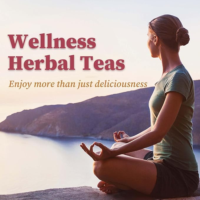 FullChea Hawthorn Berry Tea - 50 Teabags, 3g/bag - Premium, Non-GMO, Caffeine-free, Aids Digestion & Provides Antioxidants