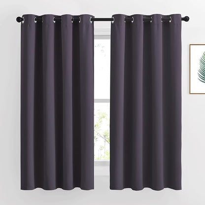 NICETOWN Blackout Curtains for Bedroom, Grommet Solid Thermal Drapes Light by NICETOWN