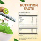 Fanale Kiwi Popping Boba Pearls, Vegan, Non GMO, Gluten Free, Fat Free, Perfect for Bubble Tea, Smoothies, Ice Cream, Desserts, and Beverages.