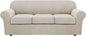 H.VERSAILTEX 4 Piece Stretch Sofa Covers by HVERSAILTEX