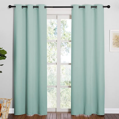 NICETOWN Thermal Insulated Solid Grommet Blackout Curtains/Drape by NICETOWN
