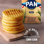 P.A.N. Yellow Corn Meal – Pre-cooked Gluten Free and Kosher Flour for Arepas (2.2 lb / Pack of 10)